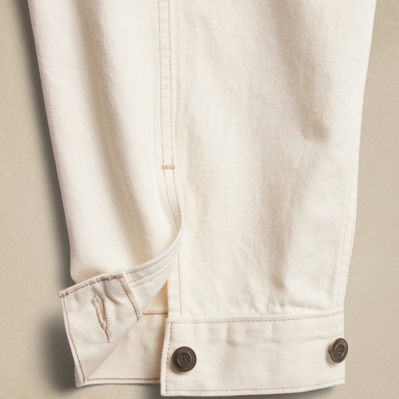Banana Republic Cream Jean Jacket - Picture 6 of 8